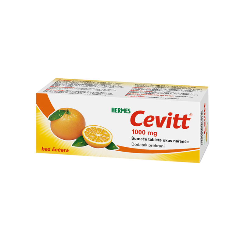 CEVITT® 1000 MG ŠUMEĆE TABLETE NARANČA