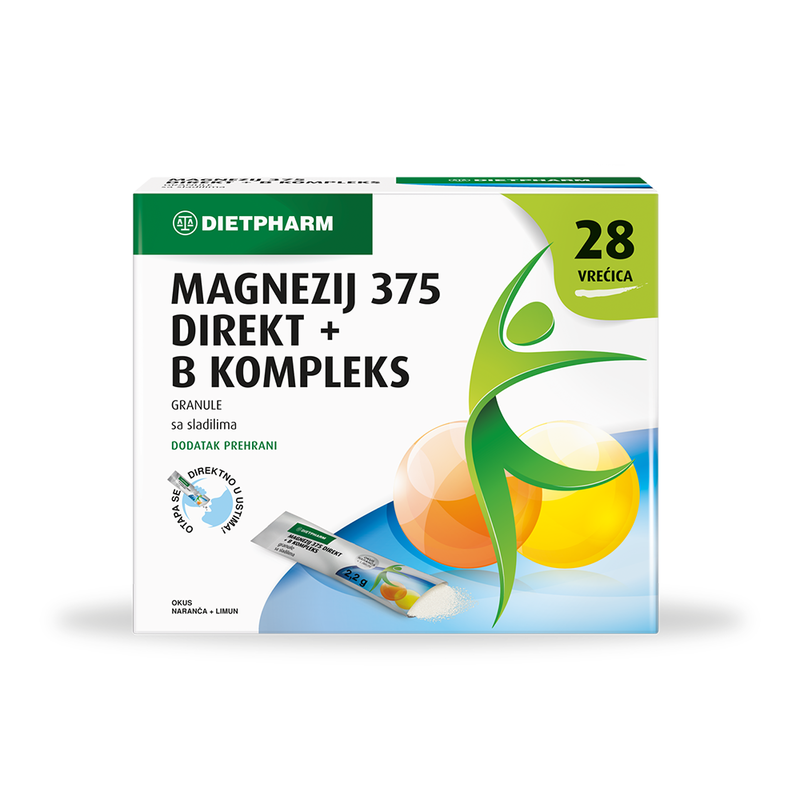 MAGNEZIJ 375 DIREKT + B KOMPLEKS GRANULE