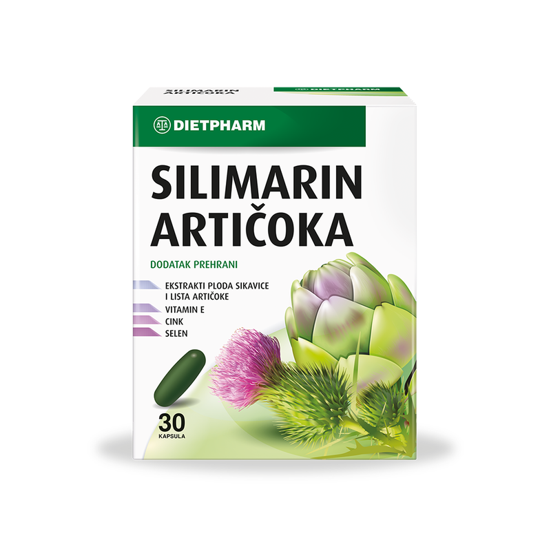 SILIMARIN+ARTIČOKA KAPSULE