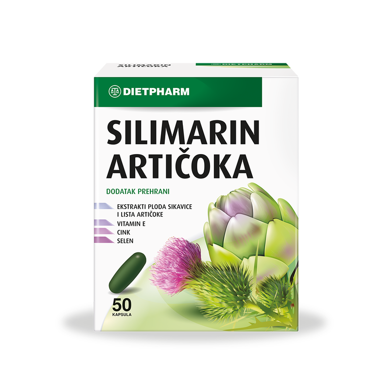 SILIMARIN+ARTIČOKA KAPSULE