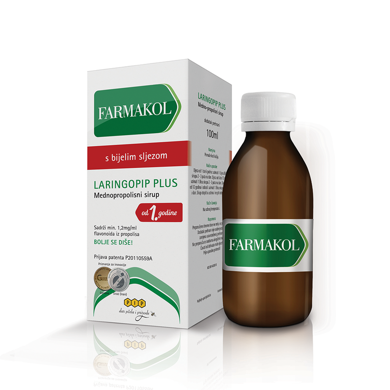 Laringopip plus - mednopropolisni sirup