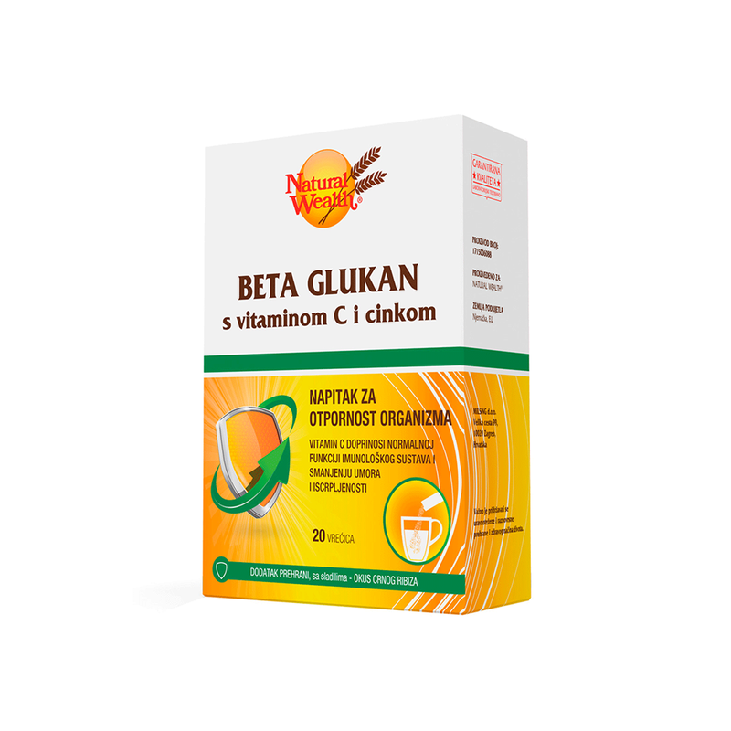 Beta glukan s vitaminom C i cinkom