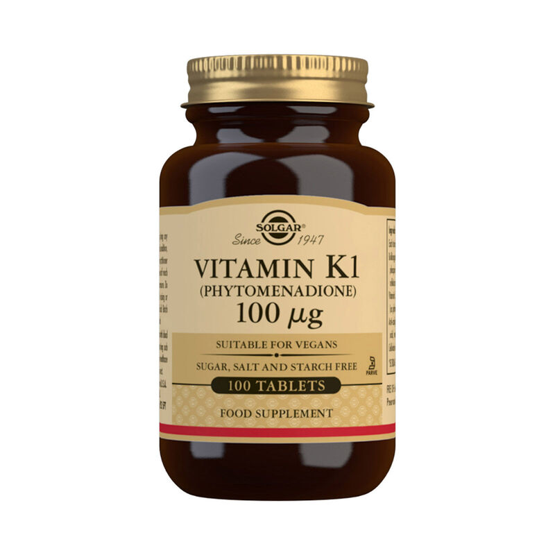 Solgar Vitamin K1 100mcg